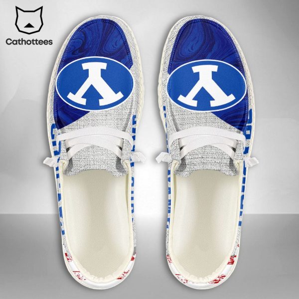 THE BEST NCAA BYU Cougars Custom Name Hey Dude Shoes