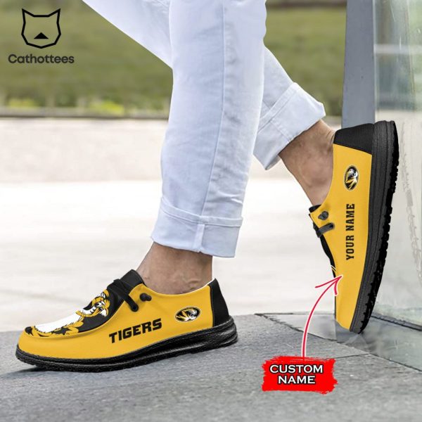 THE BEST NCAA Missouri Tigers Custom Name Hey Dude Shoes