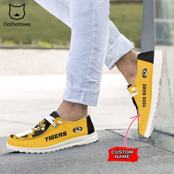 THE BEST NCAA Missouri Tigers Custom Name Hey Dude Shoes