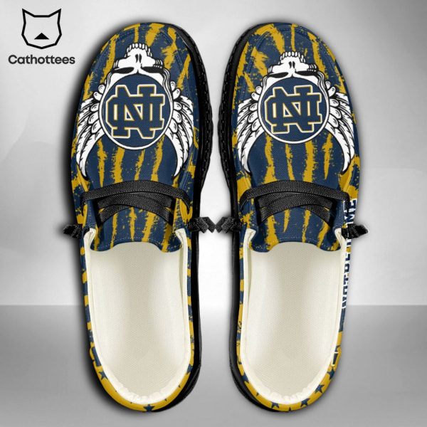 THE BEST NCAA Notre Dame Fighting Irish Custom Name Hey Dude Shoes