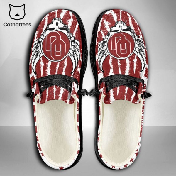 THE BEST NCAA Oklahoma Sooners Custom Name Hey Dude Shoes