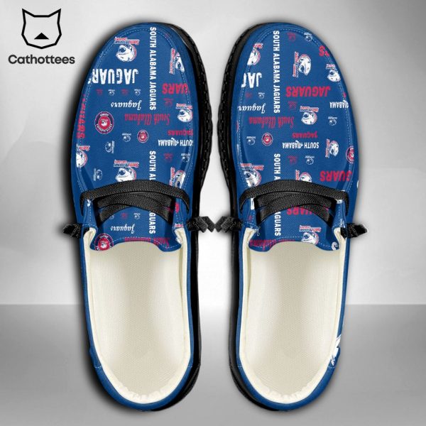 THE BEST NCAA South Alabama Jaguars Custom Name Hey Dude Shoes