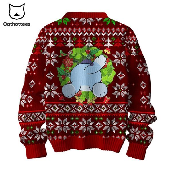 Tis The Season Cute Red Design Christmas 3D Sweater