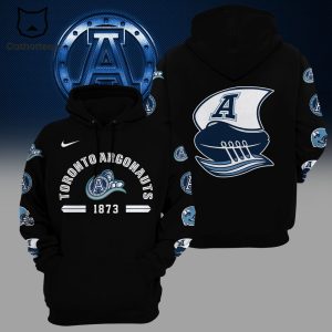 Toronto Argonaut 1873 Nike Logo Black Design 3D Hoodie