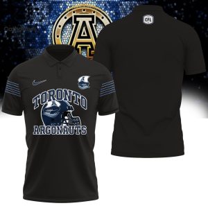 Toronto Argonaut 1873 Nike Logo Black Design 3D Polo Shirt