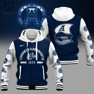 Toronto Argonaut Nike Logo Blue White Design Baseball Jacket