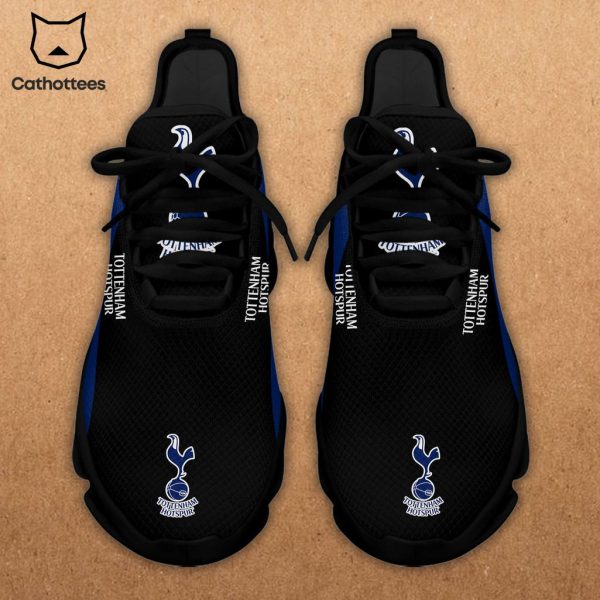 Tottenham Hotspur Full Black Blue Design Max Soul Shoes