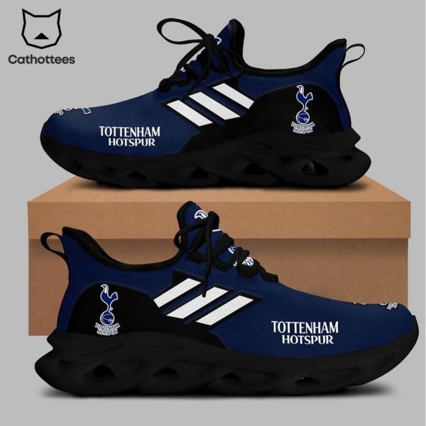 Tottenham Hotspur Full Black White Trim Design Max Soul Shoes