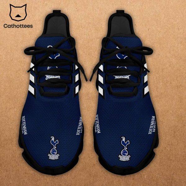 Tottenham Hotspur Full Black White Trim Design Max Soul Shoes