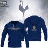 Tottenham Hotspur Full White Design 3D Hoodie