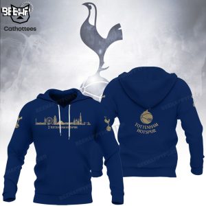 Tottenham Hotspur Full Blue Design 3D Hoodie