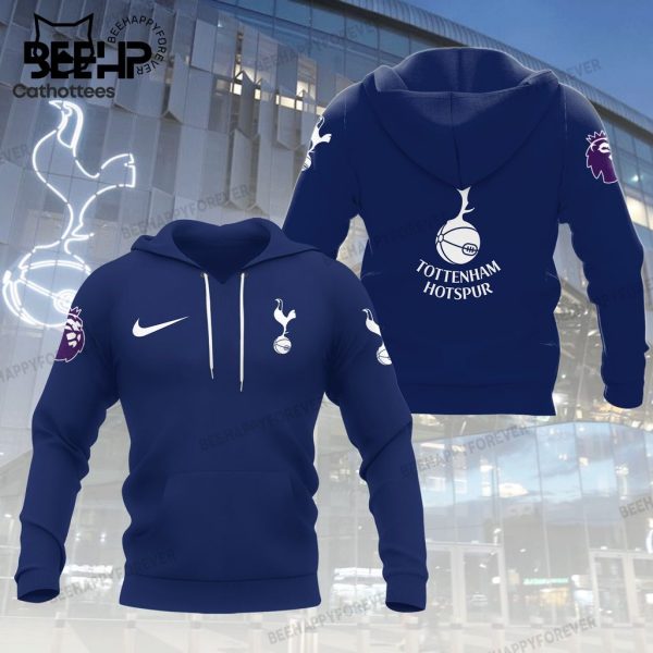 Tottenham Hotspur Blue Design 3D Hoodie