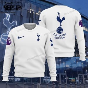 Tottenham Hotspur Design White 3D Hoodie