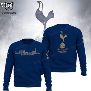 Tottenham Hotspur Full Blue Design 3D Hoodie