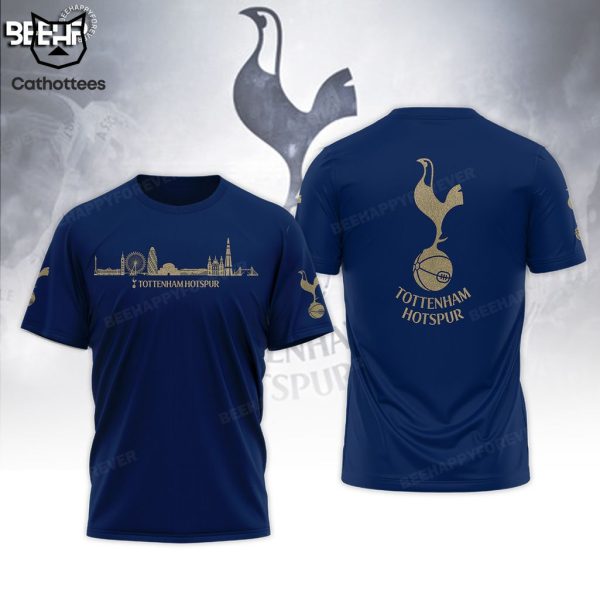 Tottenham Hotspur Full Blue Design 3D Hoodie