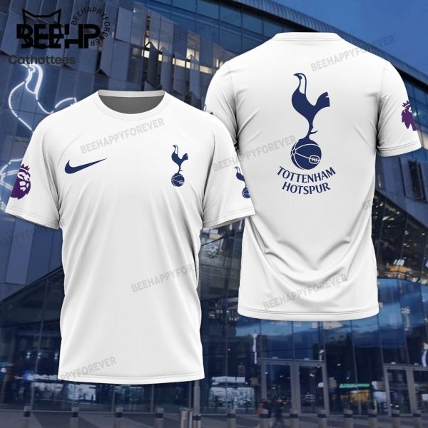 Tottenham Hotspur Design White 3D Hoodie