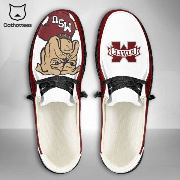 TRENDING NCAA Mississippi State Bulldogs Custom Name Hey Dude Shoes