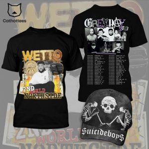 Wetto 2nd World Northside 2023 Black Design 3D T-Shirt