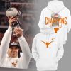 2023 Big 12 Champions Texas Football Orange Nike Logo Design 3D Hoodie