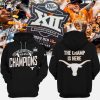 2023 Big 12 Football Champions Texas Football Don’t Mess With Texas Black Design 3D Hoodie Longpant Cap Set