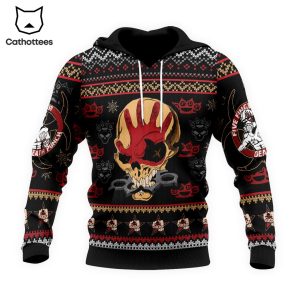 5FDP Skull Black Design 3D Sweater