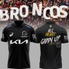 Brisbane Broncos NRL Home Of The Mighty Broncos Mascot Design 3D Polo Shirt