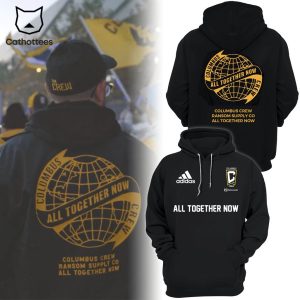 All Together Now Columbus Crew Ransom Supply Co Black Adidas Logo Design 3D Hoodie