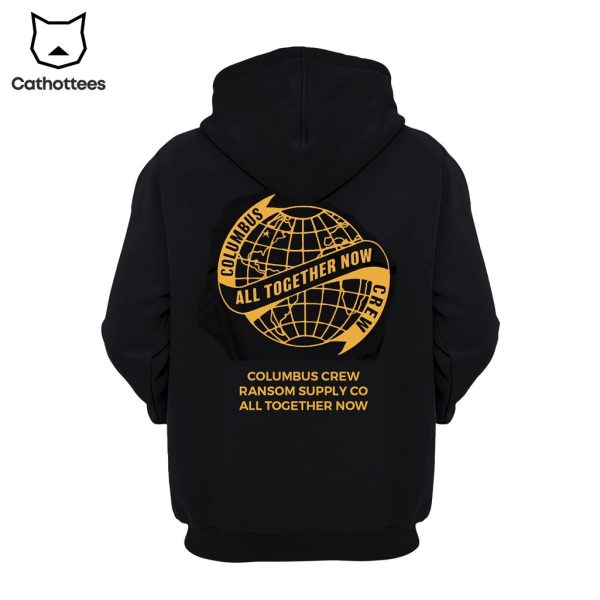 All Together Now Columbus Crew Ransom Supply Co Black Adidas Logo Design 3D Hoodie