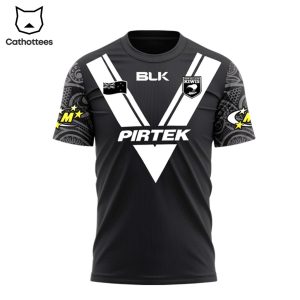 BLK Pirtek Sky Sport Kiwis Black Logo Design 3D T-Shirt