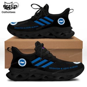 Brighton Camp Hove Albion Black Blue Trim Design Max Soul Shoes