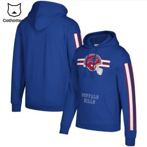 Buffalo Bills Blue White Sleeve Design 3D Hoodie