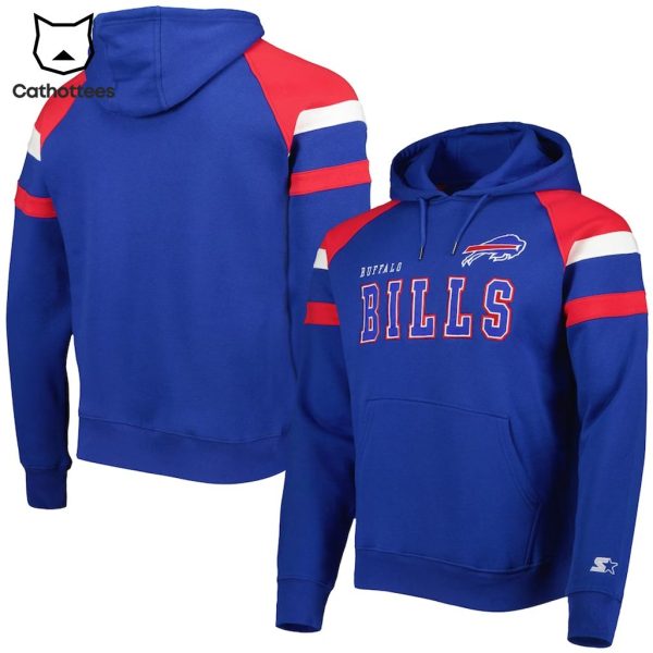 Buffalo Bills Mascot Full Blue Mix Red Design 3D Hoodie