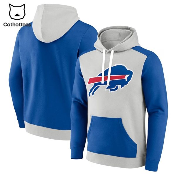 Buffalo Bills NFL Blue Gray Mascot Design 3D Hoodie