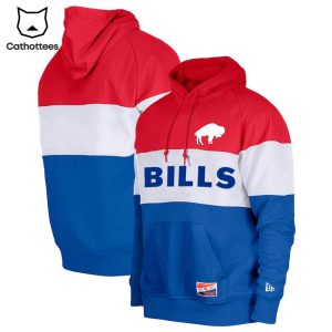 Buffalo Bills Red Blue Mascot Design 3D Hoodie