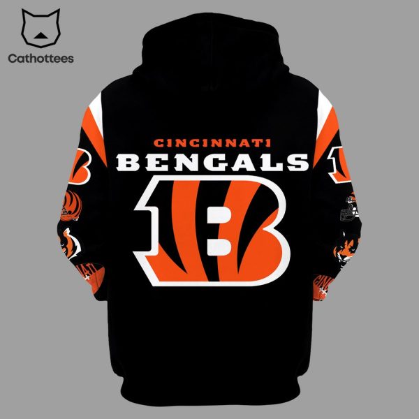 Cincinnati Bengals 1967 Nike Logo Design 3D Hoodie