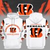 Cincinnati Bengals Bearskin Brown Logo Design 3D Hoodie