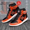 Cincinnati Bengals Nike Logo Mascot Design Air Jordan 1 High Top