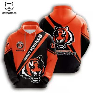 Cincinnati Bengals NFL Who Dey Mascot Design 3D Hoodie