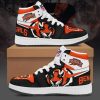 Cincinnati Bengals NFL Black Orange Design Air Jrodan 1 High Top