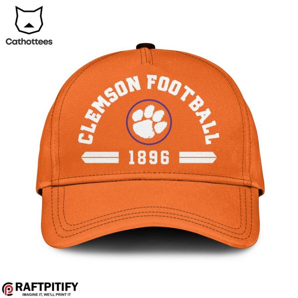 Clemson Tigers Football 1896 Nike Logo Orange Design Hoodie Longpant Cap Set