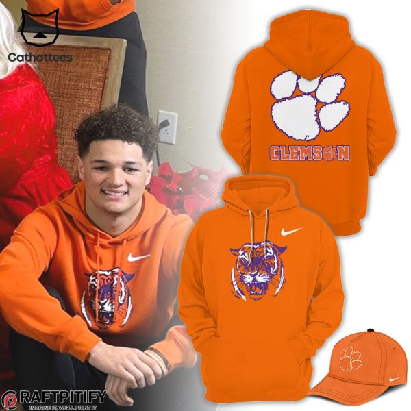 Clemson Tigers Football Believe Tigers Orange Nike Logo Design 3D Sweater