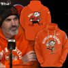 Cleveland Browns Mascot Orange Design 3D Hoodie