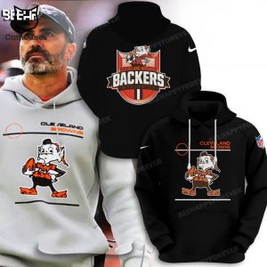Cleveland Browns Mascot Black Design 3D Hoodie