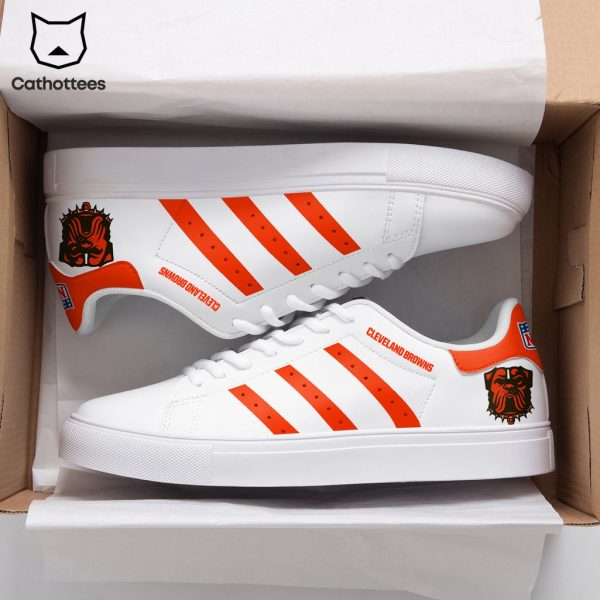 Cleveland Browns White Orange Trim Logo Design Stan Smith