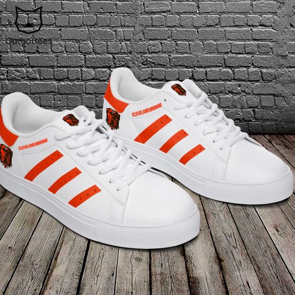 Cleveland Browns White Orange Trim Logo Design Stan Smith