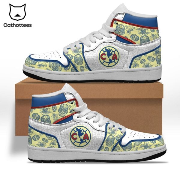 Club America White Mix Color Design Air Jordan 1 High Top