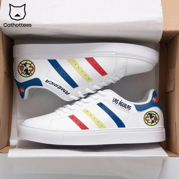 Club America White Mix Color Trim Logo Design Stan Smith