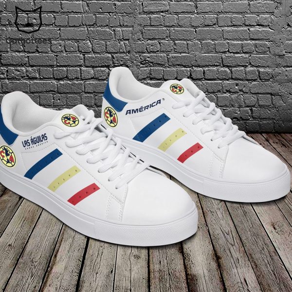 Club America White Mix Color Trim Logo Design Stan Smith