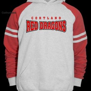 Cortland Red Dragons Gray Design 3D Hoodie
