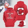 Property Of Cortland Red 202 Red Dragons Football Gray Red Design 3D Hoodie